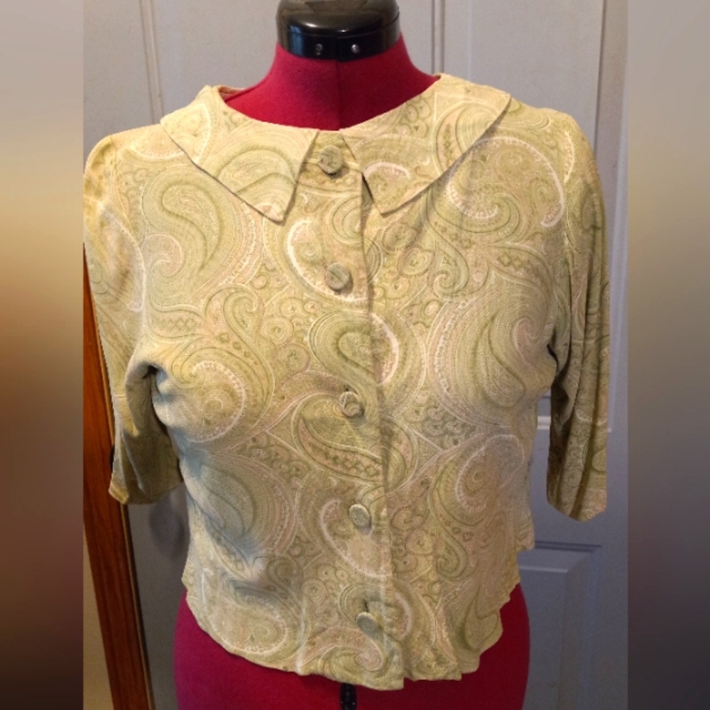 Vintage paisley top